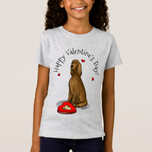 T-Shirt Valentine's Day Be Mine Irish Setter (rouge 1) mig