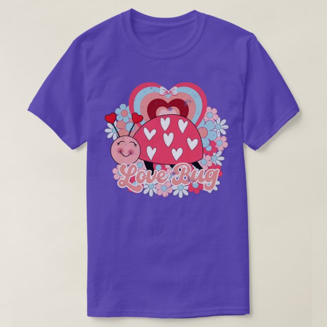 T-shirt Valentines Day Love bug (Design devant)