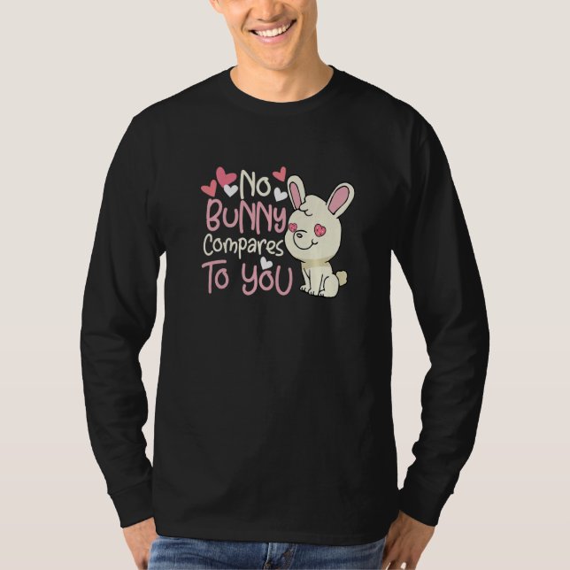 T-shirt Valentine's Day Romantic Bunny Rabbit Pun Gift Pre (Devant)