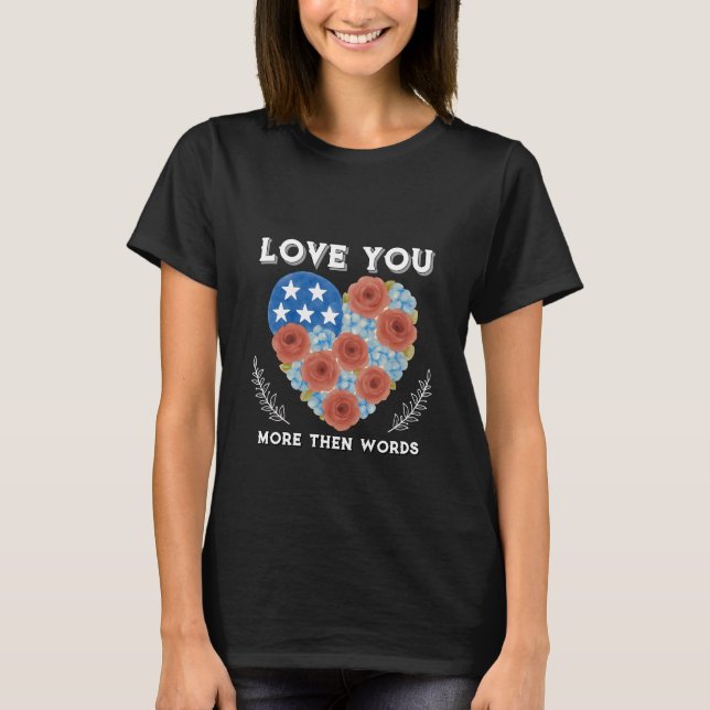 T-shirt Valentine's day Tri-Blend shirt (Devant)