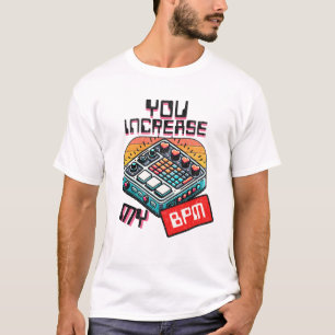 T-shirt valentines de musique de danse
