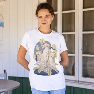 T-shirt Valentines Fleurs vintages Cadeaux pour Ados