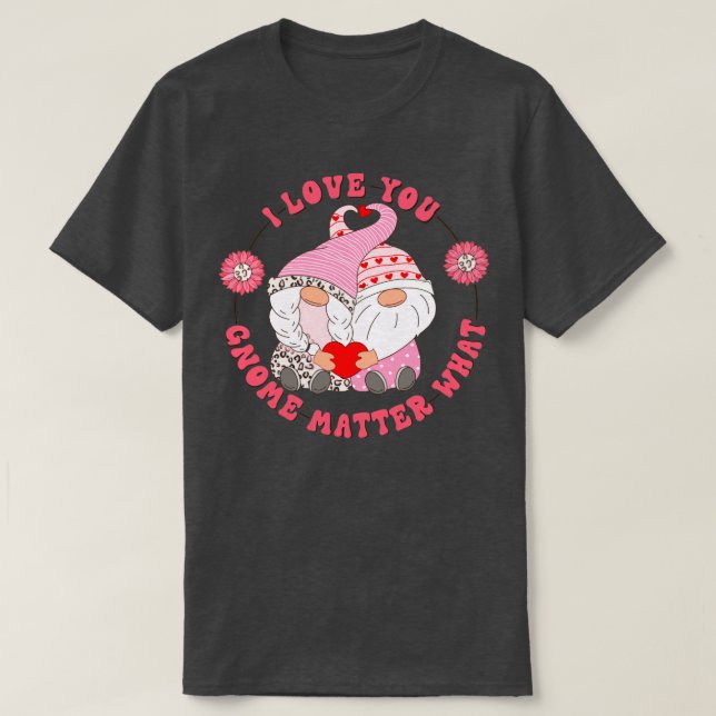T-shirt Valentines Jour Gnome4 (Design devant)
