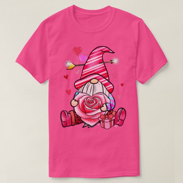 T-shirt Valentines Jour Gnome8 (Design devant)