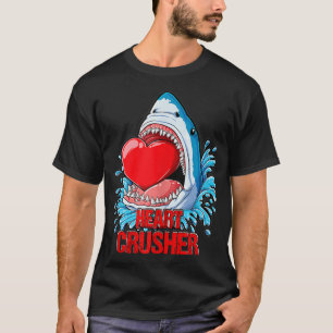 T-shirt Valentines Jour Requin Enfants Garçons Filles Char