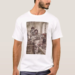 T-shirt Valet d'Arthur Rackham   avant le roi et la reine