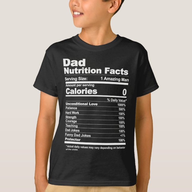 T-shirt Valeur nutritive (Devant)