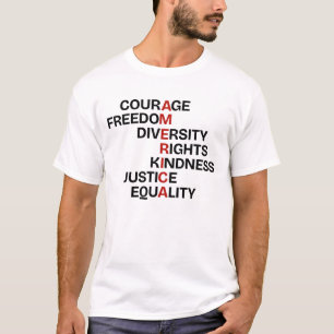 T-shirt Valeurs fondamentales de l'Amérique