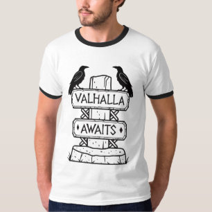 T-shirt "Valhalla attend" la mythologie norse