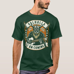 T-shirt Valhalla Je Vais les années 70 Rock Music Fan Art