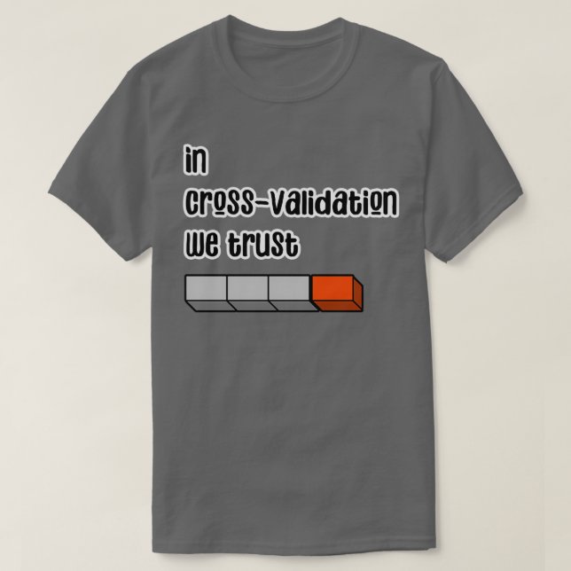 T-shirt validation croisée (Design devant)