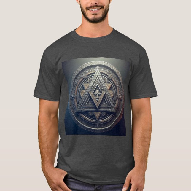 T-shirt Valknut: El Símbolo de la Conexión entre Mundos (Devant)