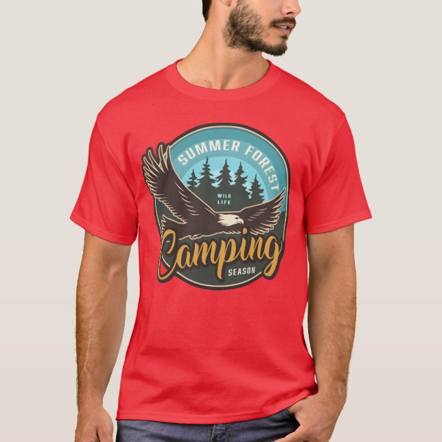T-shirt VALKYRIE SUMMER FOREST CAMPING SEASON boy (Devant)