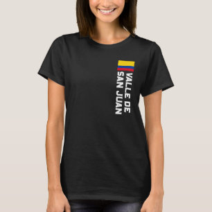 T-shirt Valle de San Juan Colombie Pour Hommes Colombiens 