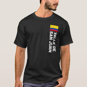 T-shirt Valle de San Juan Colombie Pour Hommes Colombiens