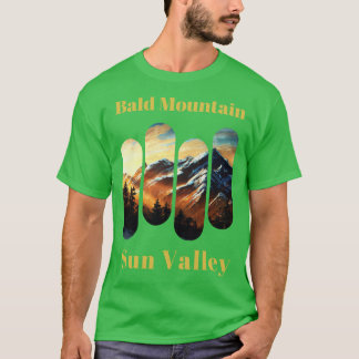 T-shirt Vallée de ski de montagne Bald 1
