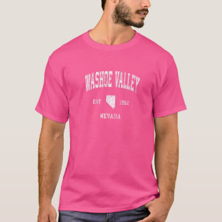 T-shirt Vallée de Washoe Nevada Nv Sports Athlétiques Vint
