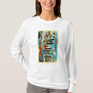 T-shirt Vallejo, la Californie - grandes scènes de lettre
