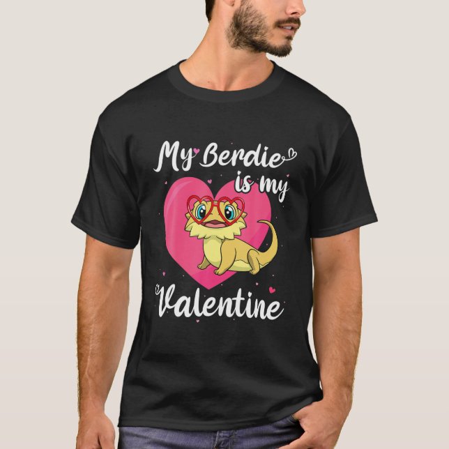 T-shirt Vallentines de dragon à seins mignons Reptile de h (Devant)