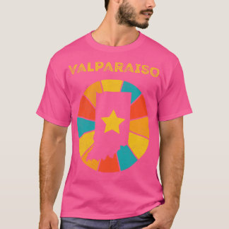 T-shirt Valparaiso Indiana Souvenir Vintage en détresse 1