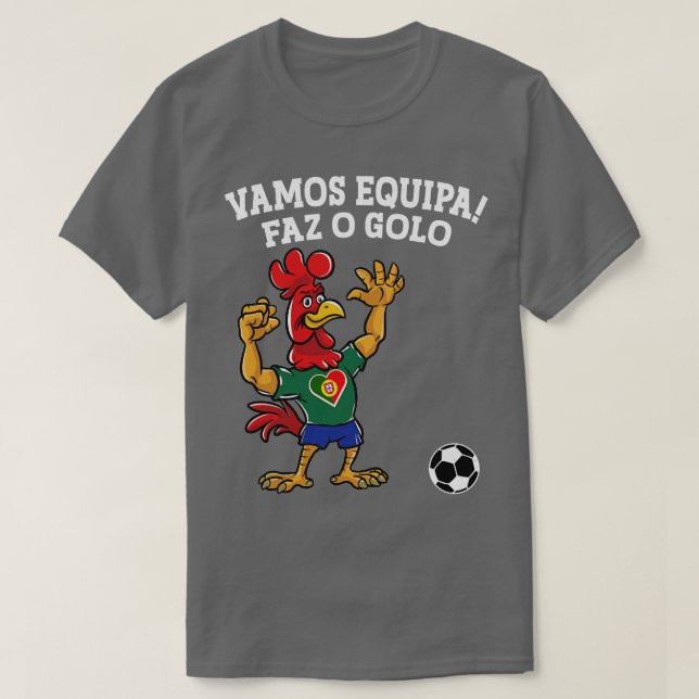 T-shirt Vamos Equipa Faz o Golo (Design devant)