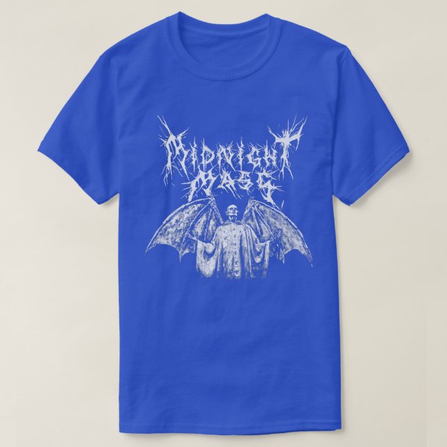 T-shirt Vampire blanc de messe de minuit111 (Design devant)