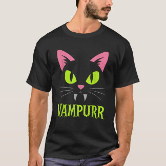 T-shirt Vampire Chat Funny Vampurr Kitten Amoureux des cha