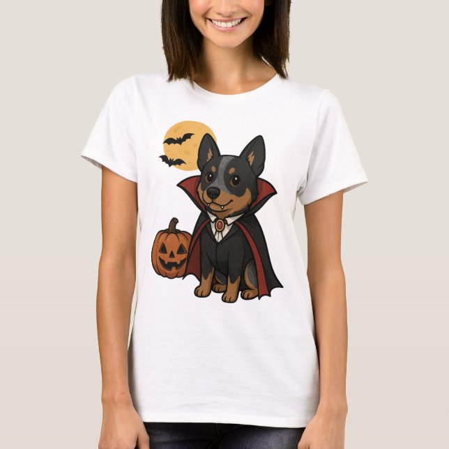 T-shirt Vampire de chien de bétail australien (Devant)
