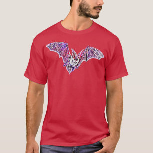 T-shirt Vampire de nuit de chauve-souris Motif Halloween A