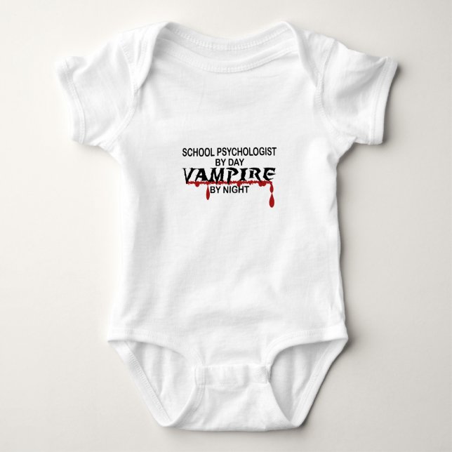 T-shirt Vampire de Psych d'école (Devant)