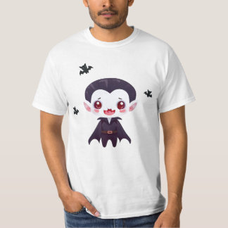 T-shirt vampire d'Halloween d'un goût fantaisiste