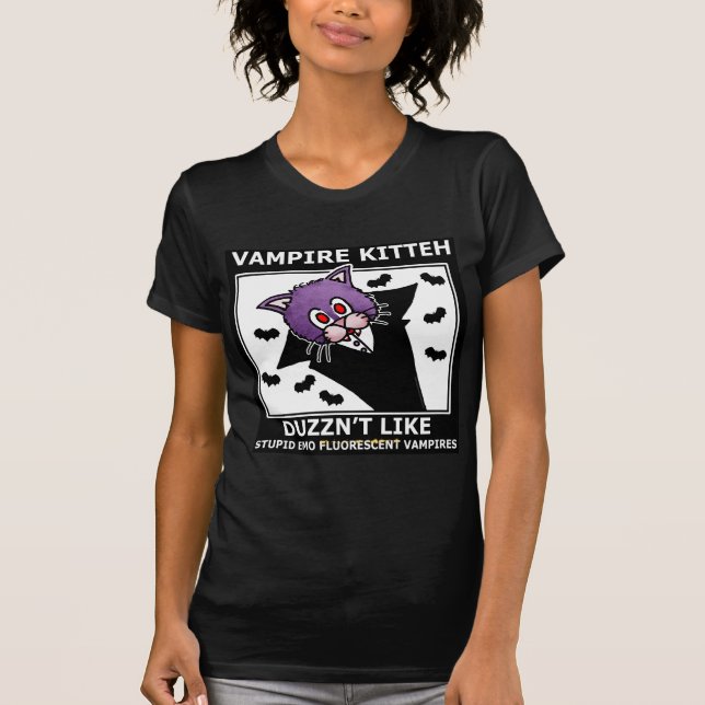 T-SHIRT VAMPIRE KITTEH… (Devant)