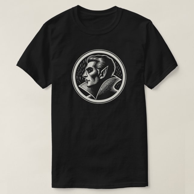 T-shirt Vampire Spooky Horror Goth (Design devant)