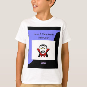 T-shirt Vamptastic Halloween Boys White Basic T Shirt