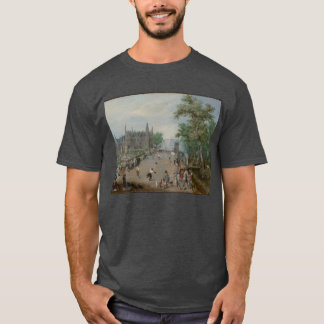 T-shirt Van de Venne - Une partie de balle devant un palai