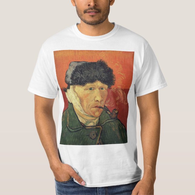 T-shirt Van Gogh - Autoportrait à l'oreille bandée (Devant)