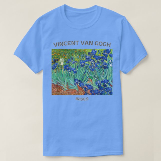 T-shirt Van Gogh Irises  (Design devant)