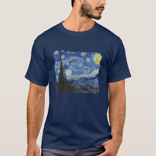 T-shirt Van Gogh * nuit étoilée (Devant)