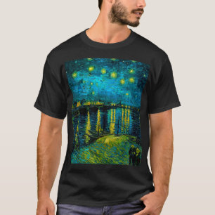 T-shirt Van Gogh Nuit étoilée sur le Rhône