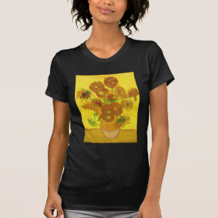 T-shirt Van Gogh Quinze Tournesols Dans Un Vase Art