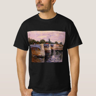 T-shirt Van Gogh Seine River avec Pont del Grande Jette
