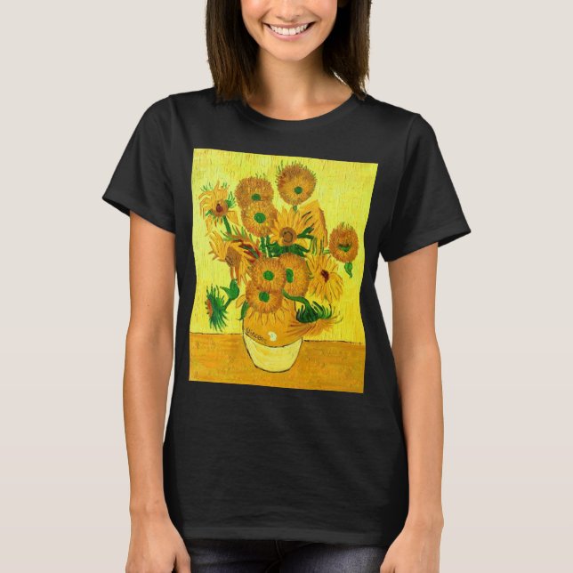 T-shirt Van Gogh Sunflowers (Devant)