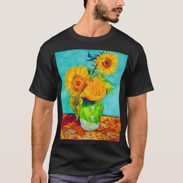 T-shirt Van Gogh Sunflowers (Devant)