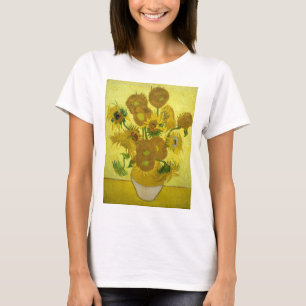 T-shirt Van Gogh - Sunflowers, 4ème version, répétition
