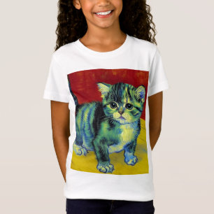 T-Shirt Van Gogh Tabby Cat