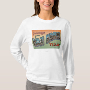 T-shirt Van Horn, le Texas - grandes scènes de lettre
