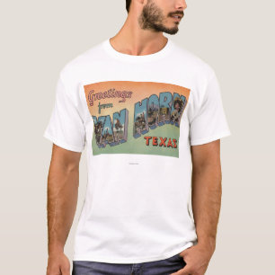 T-shirt Van Horn, le Texas - grandes scènes de lettre