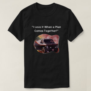 T-shirt Van Inspiré par l'équipe A Design Retro TV 80s