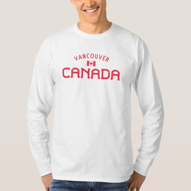 T-shirt Vancouver Canada en détresse (Devant)