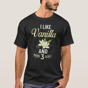 T-shirt Vanilla Haricots Extrait Bourbon Crème de crème Pâ